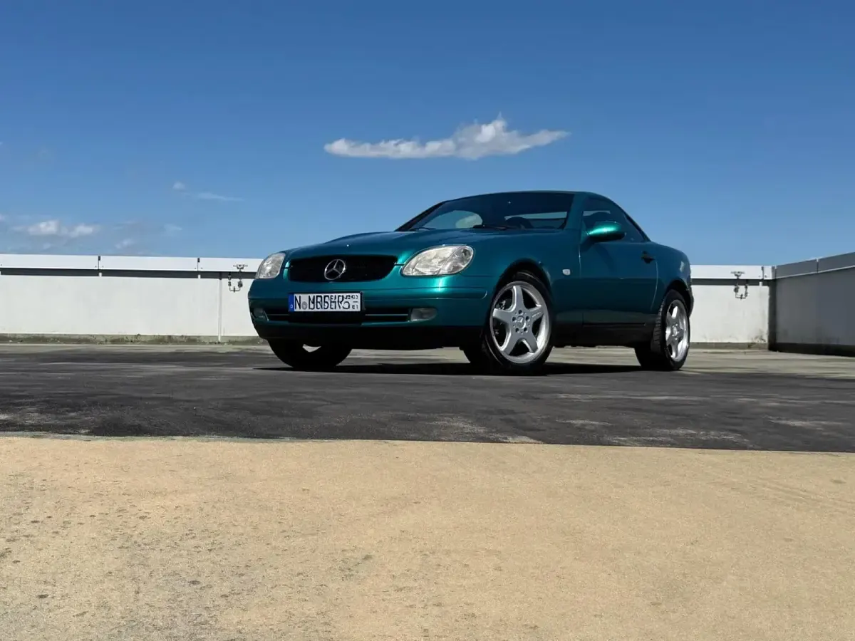 Gebraucht Mercedes SLK230 AMG 193 PS (141 kW) 1997 Grün Cabrio