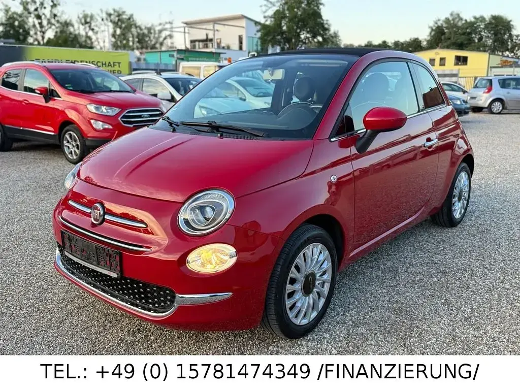 Gebraucht Fiat 500C Lounge 69 PS (50 kW) 2017 Rot Cabrio