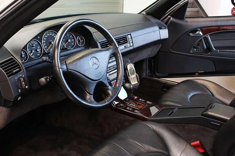 Gebraucht Mercedes SL320 224 PS (164 kW) 2000 Smaragdschwarz Cabrio