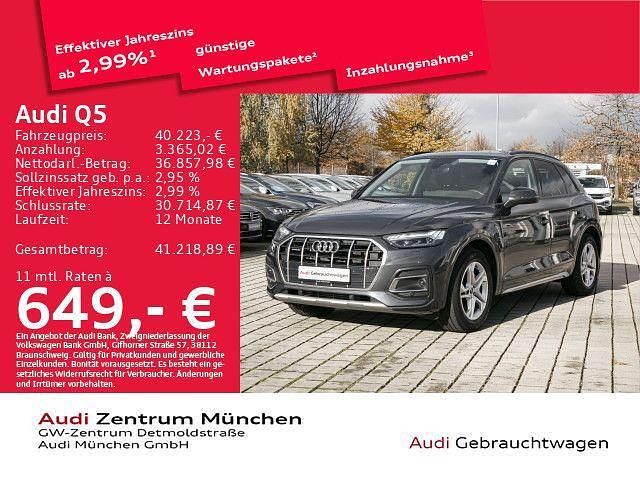 Manhattangrau metallic Gebraucht 2023 Audi Q5 Advanced Plus SUV | 40.223 € (Fairer Preis) - Bild 1/2