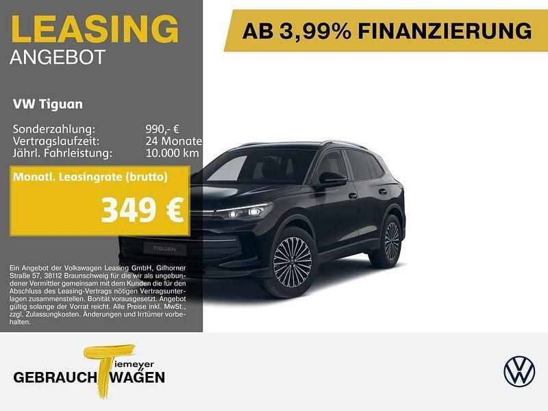 Gebraucht VW Tiguan Goal 150 PS (110 kW) 2025 Schwarz SUV