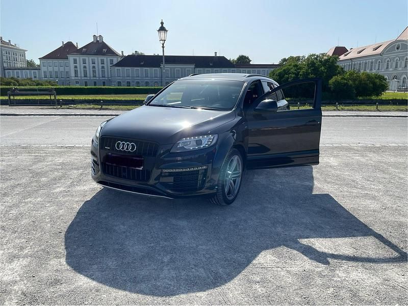 Schwarz Gebraucht 2014 Audi Q7 S-Line SUV | 24.200 € (Teuer) - Bild 1/4