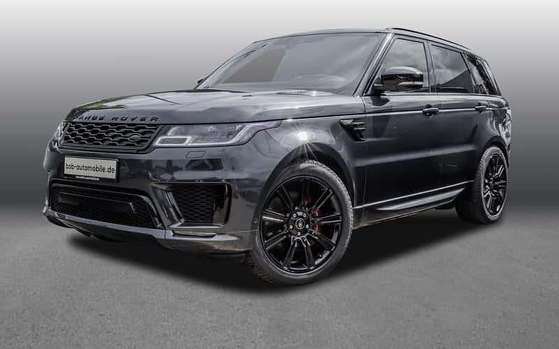 Carpathian grey (grau) Gebraucht 2021 Land Rover Range Rover Sport Black Edition SUV | 69.910 € - Bild 1/4