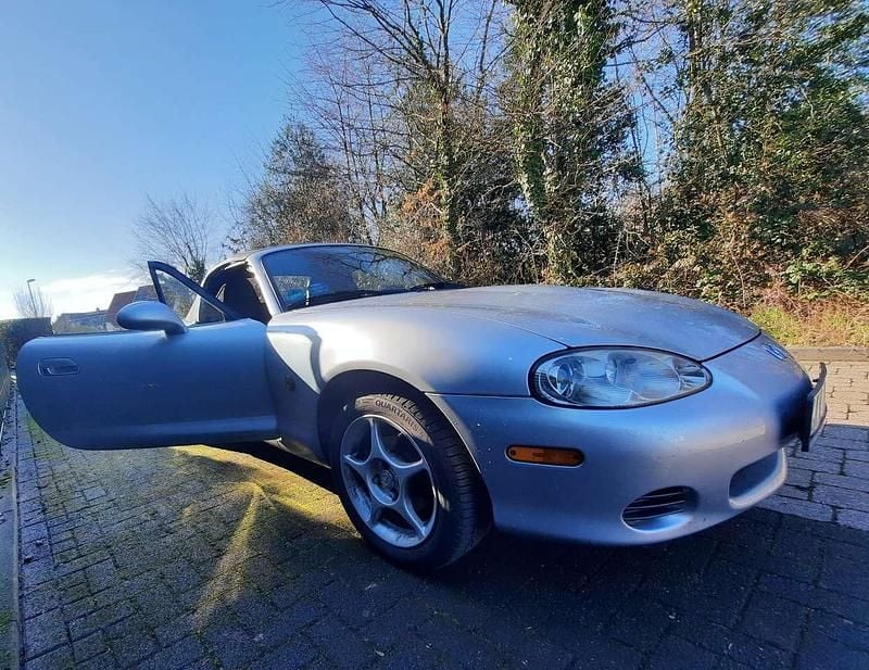 Gebraucht Mazda MX5 110 PS (80 kW) 2002 Silber Cabrio