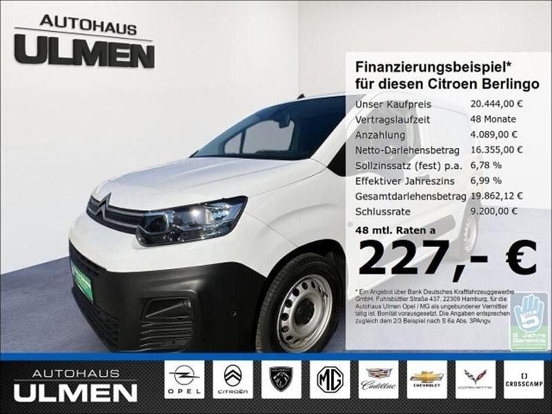 Weiss Gebraucht 2023 Citroën Berlingo Van / Kleinbus | 20.444 € (Guter Preis) - Bild 1/4