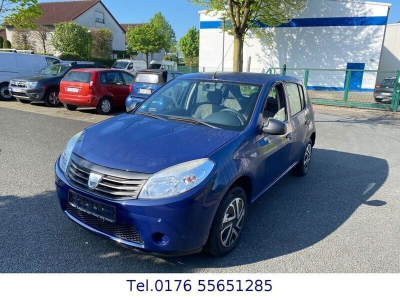 Blau Gebraucht 2009 Dacia Sandero Kleinwagen | 1.799 € (Fairer Preis) - Bild 1/4
