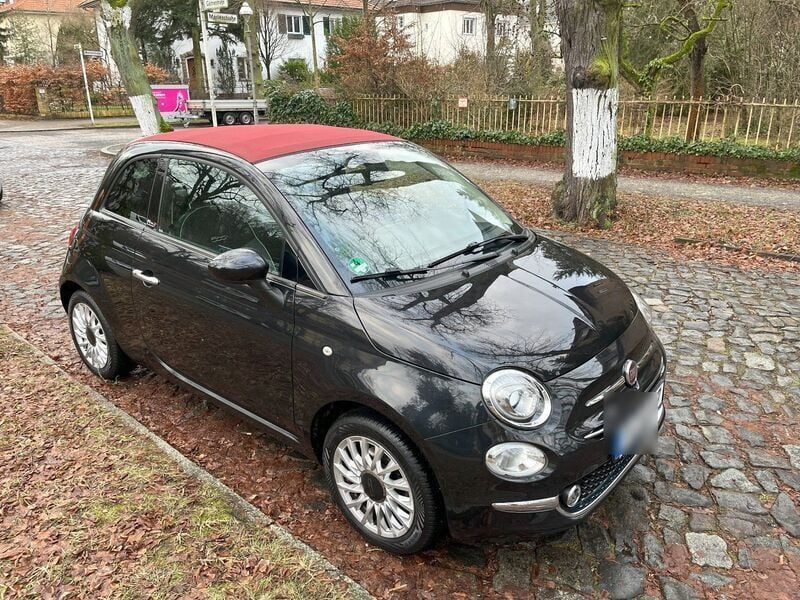 Schwarz Gebraucht 2017 Fiat 500 Cabrio | 9.990 € (Guter Preis) - Bild 1/4