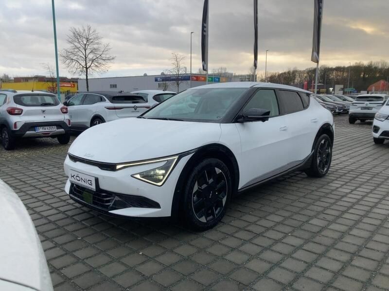 Weiß Gebraucht 2024 Kia EV6 SUV | 51.389 € (Teuer) - Bild 1/4