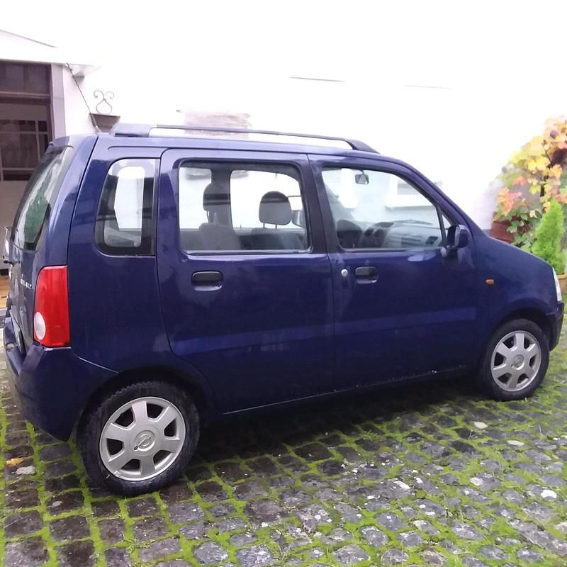 Blau Gebraucht 2001 Opel Agila Kleinwagen | 400 € (Superpreis) - Bild 1/4