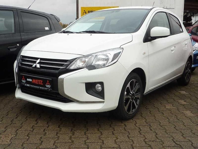 Weiß Gebraucht 2021 Mitsubishi Space Star Select+ Limousine | 11.390 € (Fairer Preis) - Bild 1/2