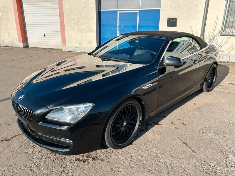Schwarz Gebraucht 2010 BMW 650 Cabriolet Sport Line Cabrio | 18.800 € (Fairer Preis) - Bild 1/4