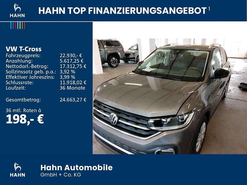 Gebraucht VW T-Cross Style 150 PS (110 kW) 2021 Limestone grey metallic SUV