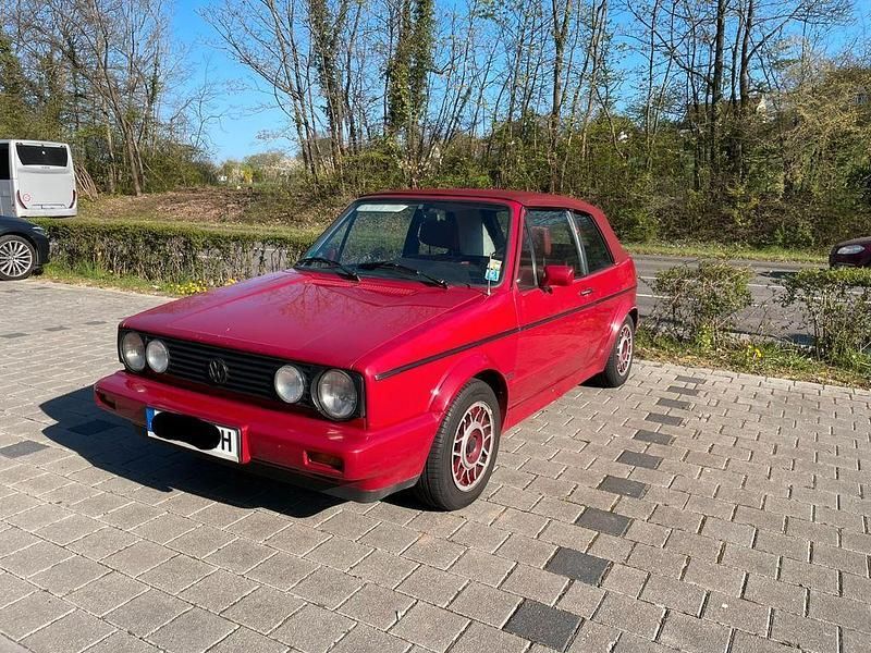 Rot Gebraucht 1990 VW Golf Cabriolet Cabrio | 9.900 € - Bild 1/4
