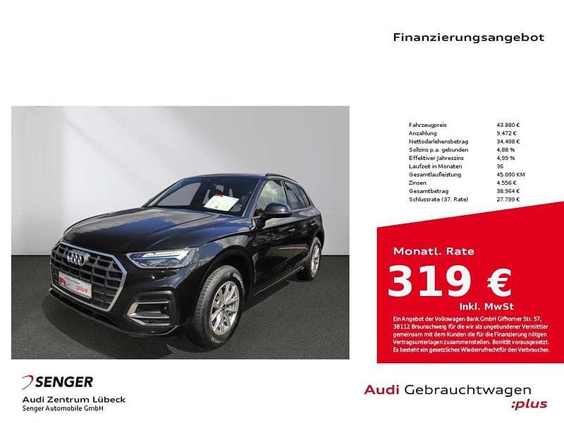 Mythosschwarz metallic Gebraucht 2022 Audi Q5 Ambiente SUV | 43.880 € (Fairer Preis) - Bild 1/4