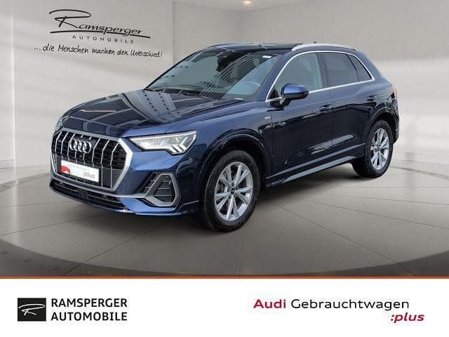 Gebraucht Audi Q3 S-Line 190 PS (139 kW) 2022 Blau (navarrablau metallic) SUV