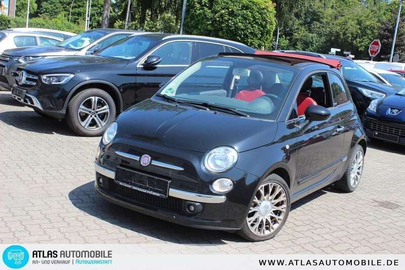 Colore esterno (vesuvio schwar Gebraucht 2012 Fiat 500C Cabrio | 10.990 € (Etwas zu teuer) - Bild 1/4