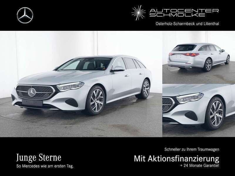 Lack hightechsilber Gebraucht 2024 Mercedes E200 Advanced Plus Kombi | 51.749 € (Guter Preis) - Bild 1/4