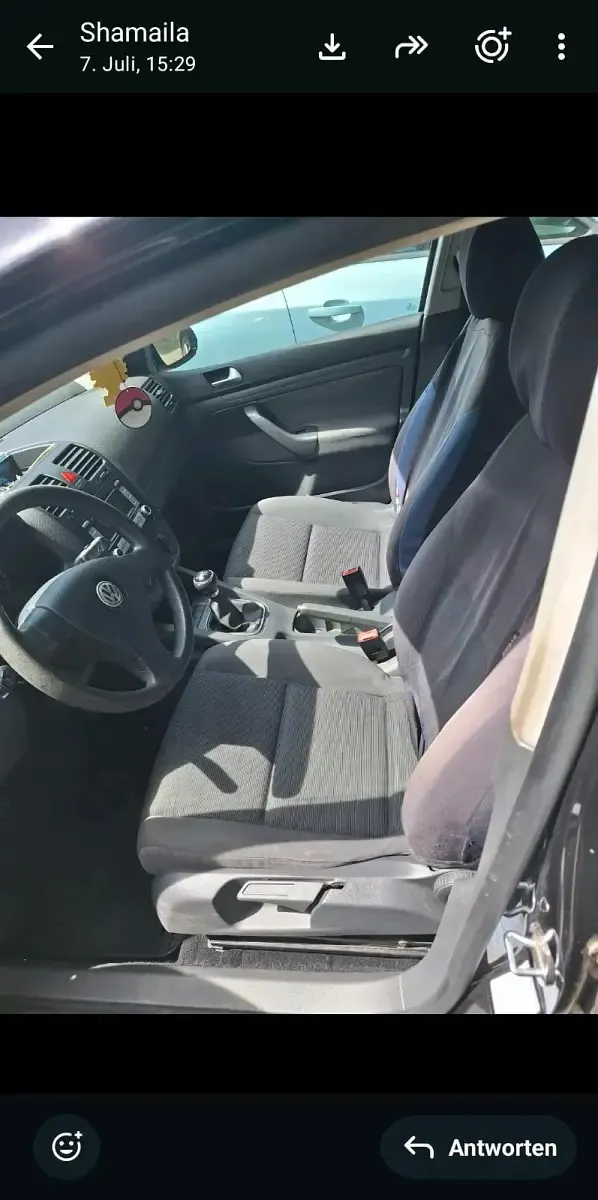 Gebraucht VW Golf VI 80 PS (58 kW) 2008 Schwarz Kleinwagen