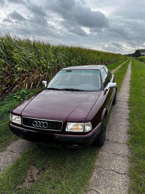 Rot Gebraucht 1994 Audi 80 Basis Limousine | 1.200 € - Bild 1/4