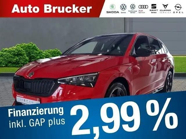 Rot Gebraucht 2021 Skoda Scala Monte Carlo Kleinwagen | 18.870 € (Fairer Preis) - Bild 1/4