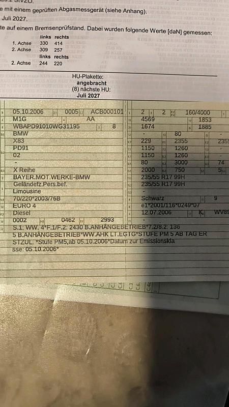 Gebraucht BMW X3 218 PS (160 kW) 2006 Schwarz SUV