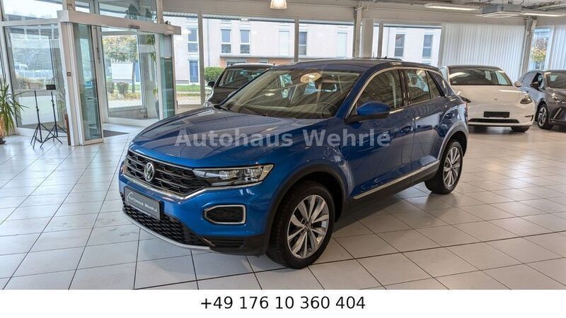Ravennablau Gebraucht 2022 VW T-Roc Style SUV | 24.990 € (Guter Preis) - Bild 1/4