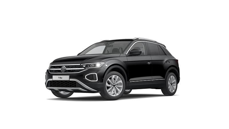 Gebraucht VW T-Roc Style 110 PS (80 kW) 2023 Deep black perleffekt (schwarz) SUV