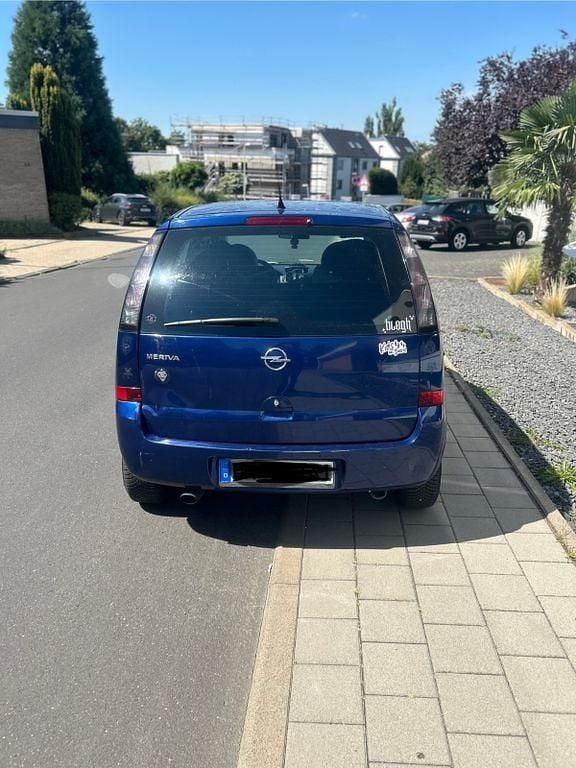 Blau Gebraucht 2005 Opel Meriva Van / Kleinbus | 550 € (Superpreis) - Bild 1/4