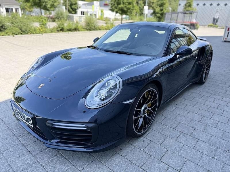 Blau Gebraucht 2017 Porsche 911 Turbo S Coupé | 139.991 € (Superpreis) - Bild 1/4
