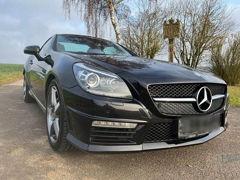 Gebraucht Mercedes SLK55 AMG AMG 421 PS (309 kW) 2012 Schwarz Cabrio