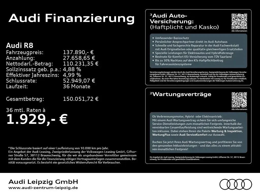 Używany Audi R8 Coupé Performance 570 KM (419 kW) 2023 Szary Coupe