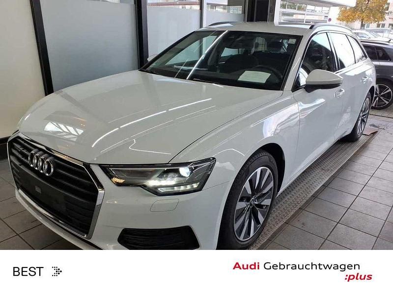 Gletscherweiß metallic (metallic) Gebraucht 2022 Audi A6 Kombi | 32.888 € (Superpreis) - Bild 1/4