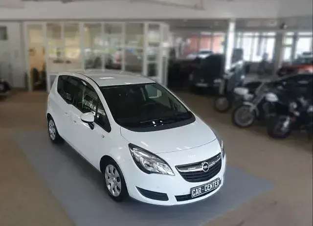 Gebraucht Opel Meriva Edition 120 PS (88 kW) 2015 Weiß Van / Kleinbus
