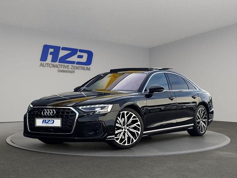 Mythosschwarz metallic Gebraucht 2024 Audi A8 S-Line Limousine | 77.488 € (Etwas zu teuer) - Bild 1/4