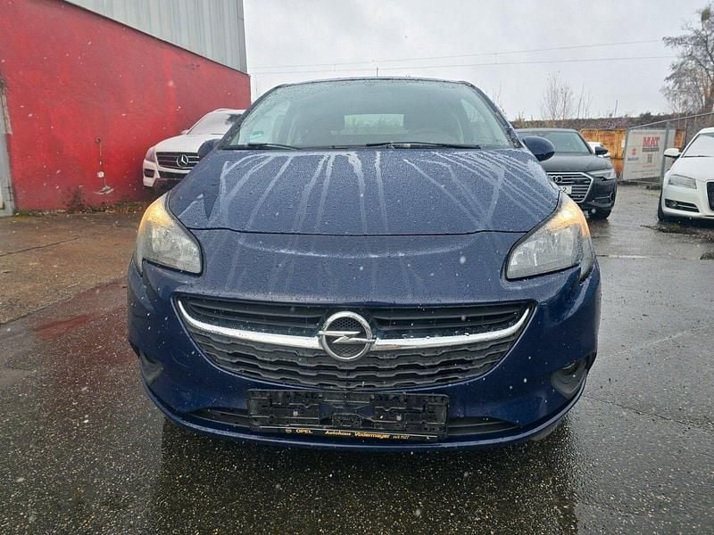 Blau Gebraucht 2015 Opel Corsa Edition Kleinwagen | 2.649 € (Superpreis) - Bild 1/4