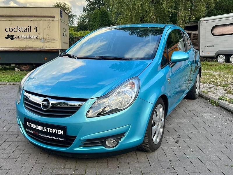 Blau Gebraucht 2010 Opel Corsa Edition Kleinwagen | 4.299 € (Guter Preis) - Bild 1/4