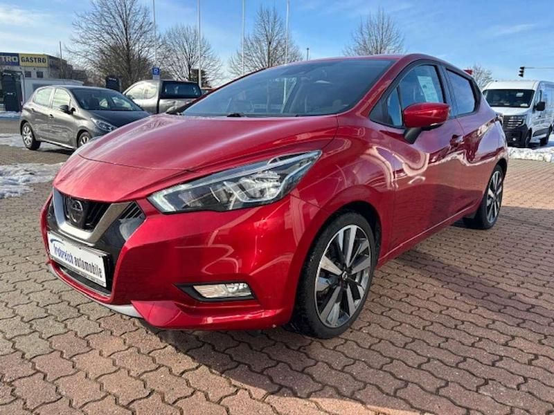 Gebraucht Nissan Micra Tekna 101 PS (74 kW) 2020 Passion red Kleinwagen