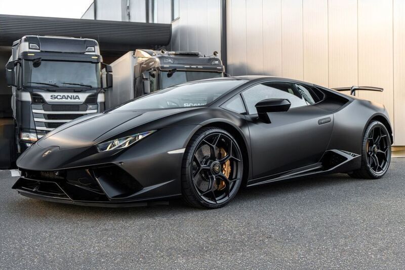 Schwarz Gebraucht 2018 Lamborghini Huracán | 283.950 € (Teuer) - Bild 1/4