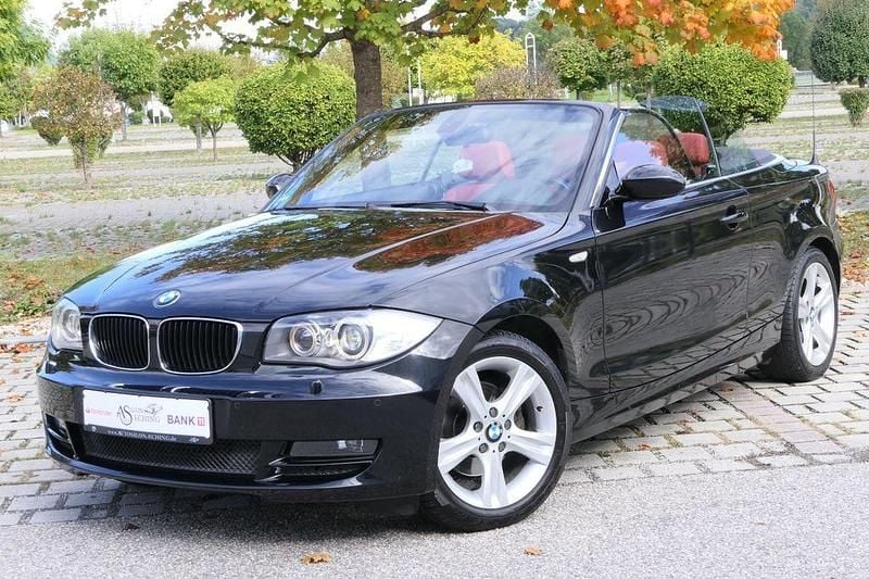 Schwarz Gebraucht 2009 BMW 120 Cabriolet Advantage Cabrio | 7.980 € (Guter Preis) - Bild 1/4