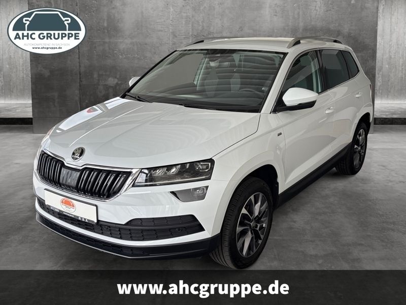Moonweiss metallic Gebraucht 2020 Skoda Karoq Drive SUV | 19.690 € (Fairer Preis) - Bild 1/4