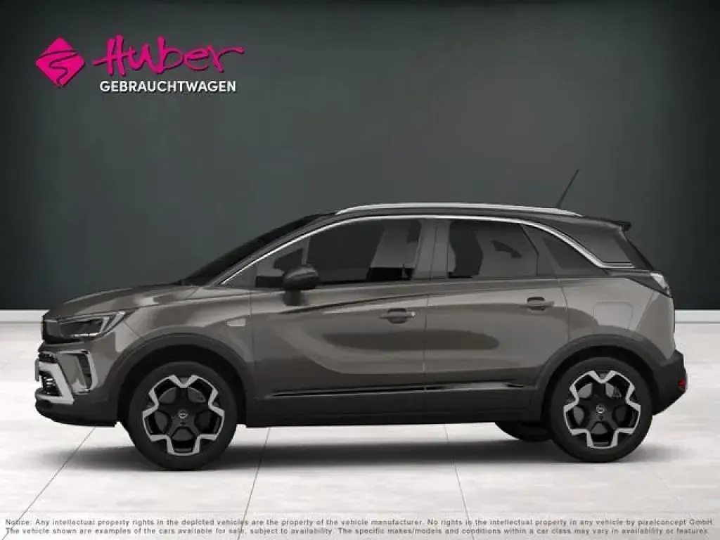 Gebraucht Opel Crossland X Edition 83 PS (61 kW) 2022 Mondstein grau/e:vulkan grau (metallic) SUV