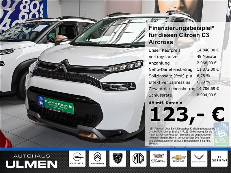 Weiß Gebraucht 2023 Citroën C3 Aircross PureTech SUV | 14.840 € (Guter Preis) - Bild 1/4