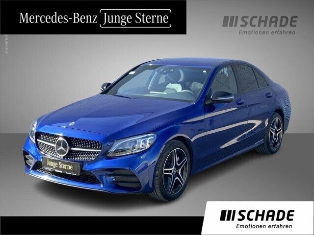 Blau Gebraucht 2020 Mercedes C300 Limousine | 30.450 € (Etwas zu teuer) - Bild 1/4