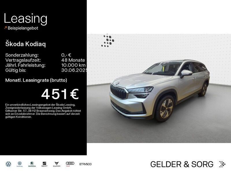 Brilliantsilber metallic Gebraucht 2024 Skoda Kodiaq Selection SUV | 42.990 € (Guter Preis) - Bild 1/1
