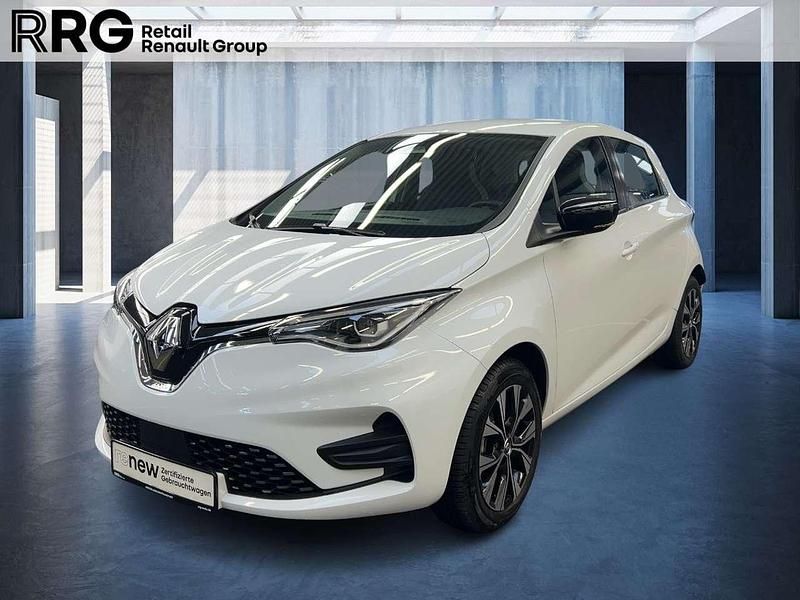 Weiß (gletscherweiss (weiß)) Gebraucht 2022 Renault Zoe Kleinwagen | 14.390 € (Guter Preis) - Bild 1/3