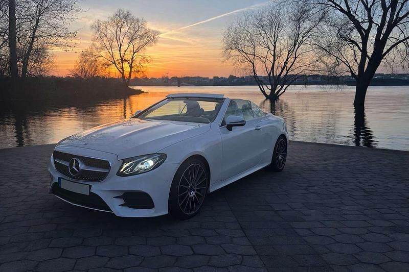 Gebraucht Mercedes E200 AMG line 185 PS (136 kW) 2018 Weiß Cabrio