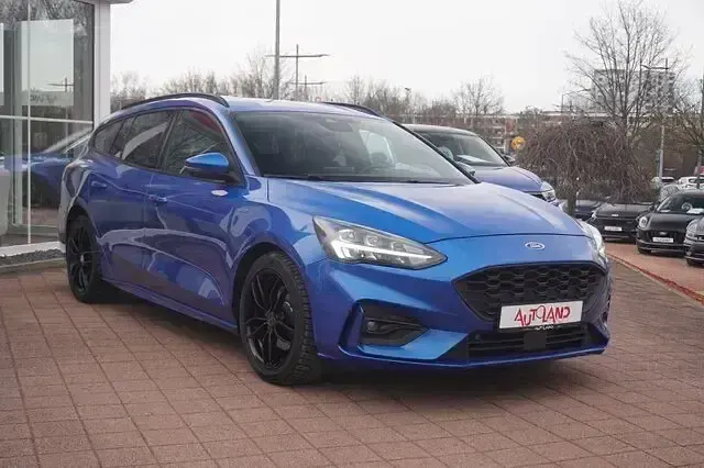 Gebraucht Ford Focus ST-Line 150 PS (110 kW) 2019 Blau Kombi