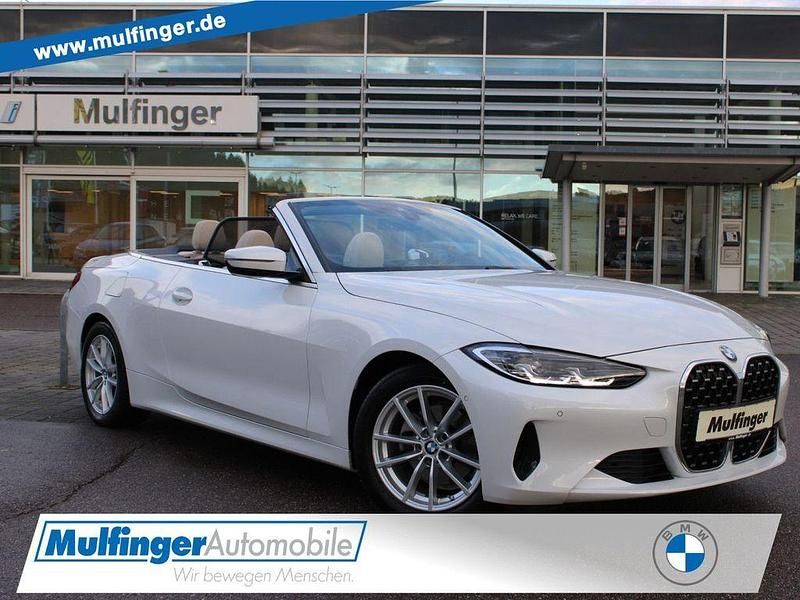 Weiß Gebraucht 2022 BMW 420 Sport Line Cabrio | 36.890 € (Guter Preis) - Bild 1/4