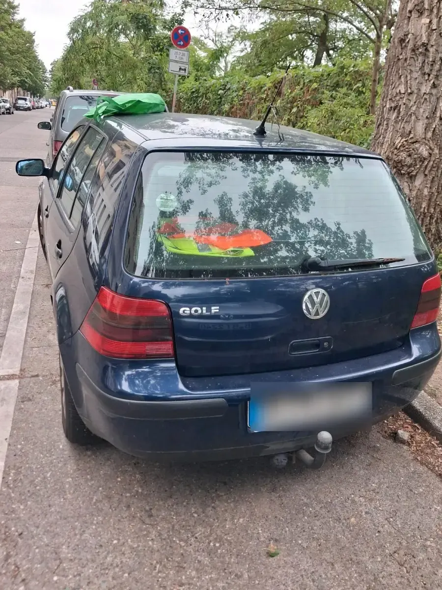 Gebraucht VW Golf IV 75 PS (55 kW) 2002 Blau Kleinwagen