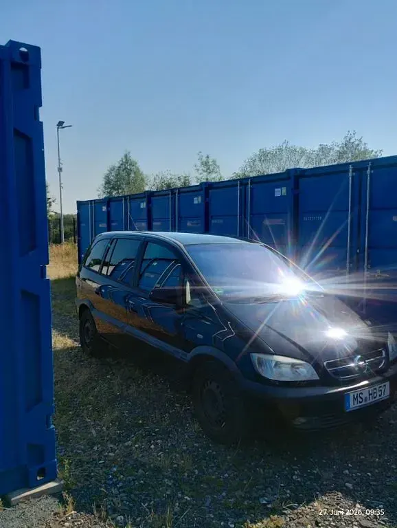 Gebraucht Opel Zafira Elegance 125 PS (91 kW) 2003 Schwarz Van / Kleinbus